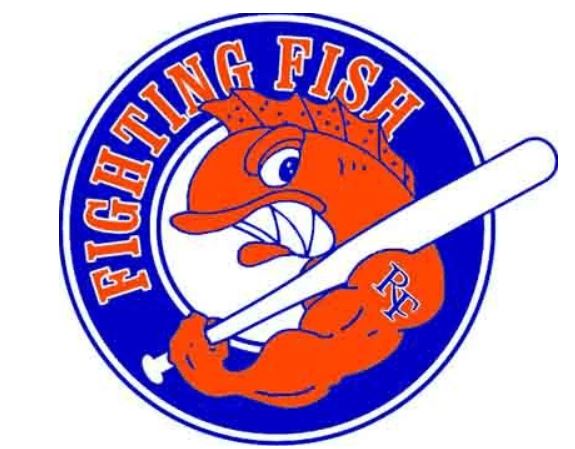 Fighting fish logo